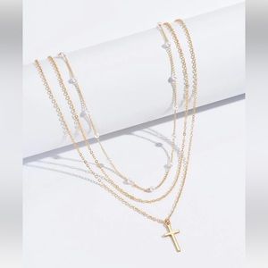Jewelry | 14k Gold Filled Layering Pearl Necklace | Poshmark
